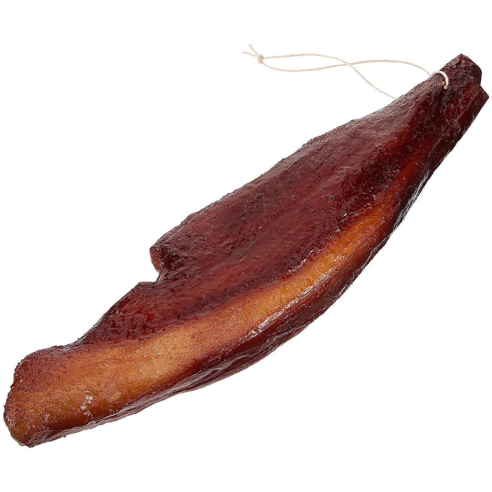 Brown Fake Cured Meat Model for Decor Durable PU Material Kitchen Prop
