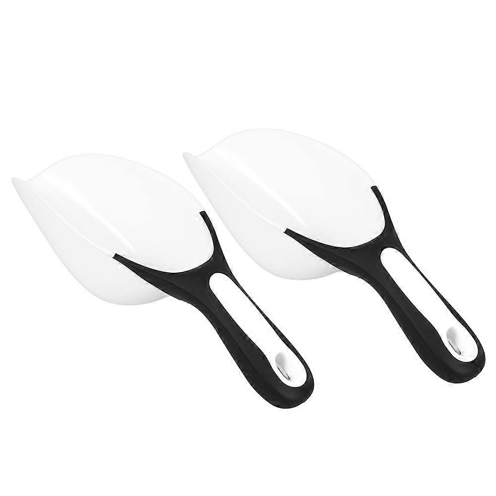 Plastic Flour Scoop Kitchen Utensil for Food Use 2Pcs Multi-Function Scoops