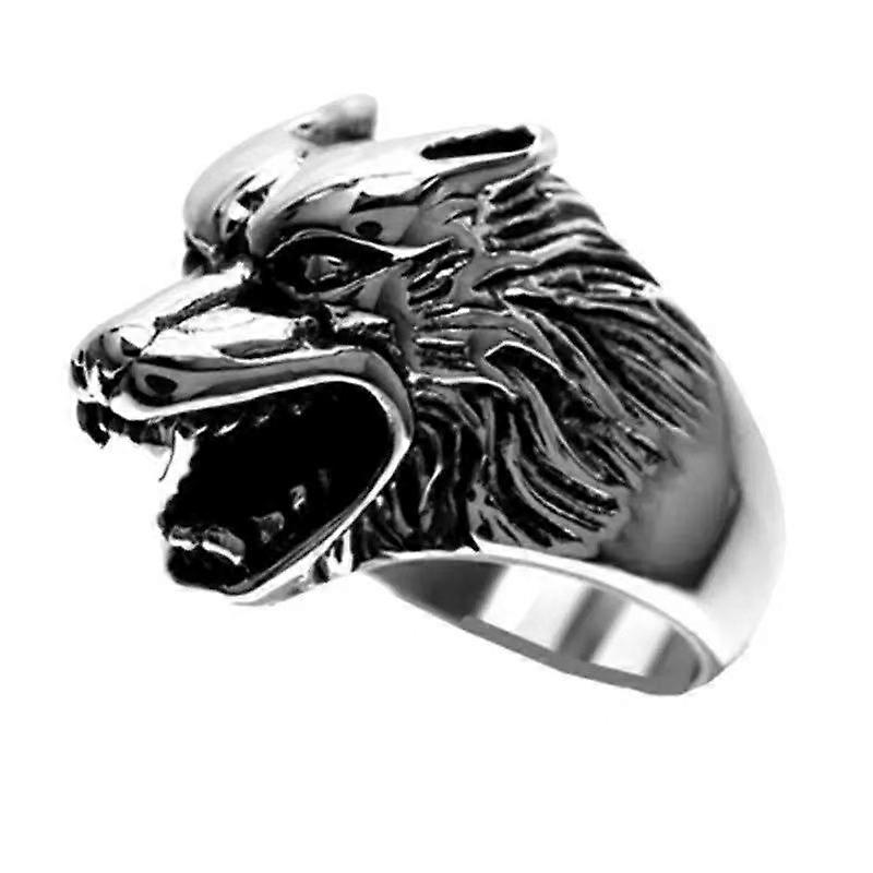 Stainless Steel Beer Bottle Opener Multi Function Vintage Gothic Biker Punk Ring