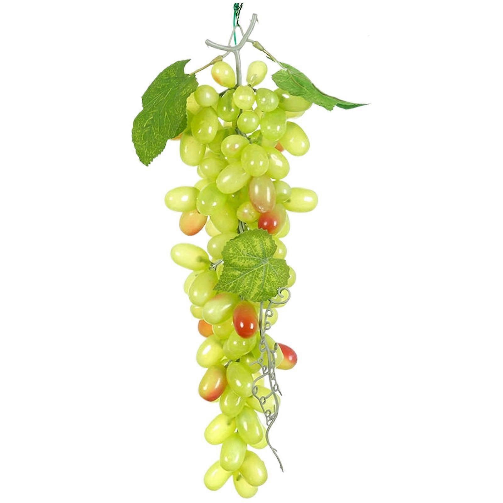 Realistic Artificial Grapes, Plastic Fruit Decor for Table & Cabinet Display, compatible with Elapind