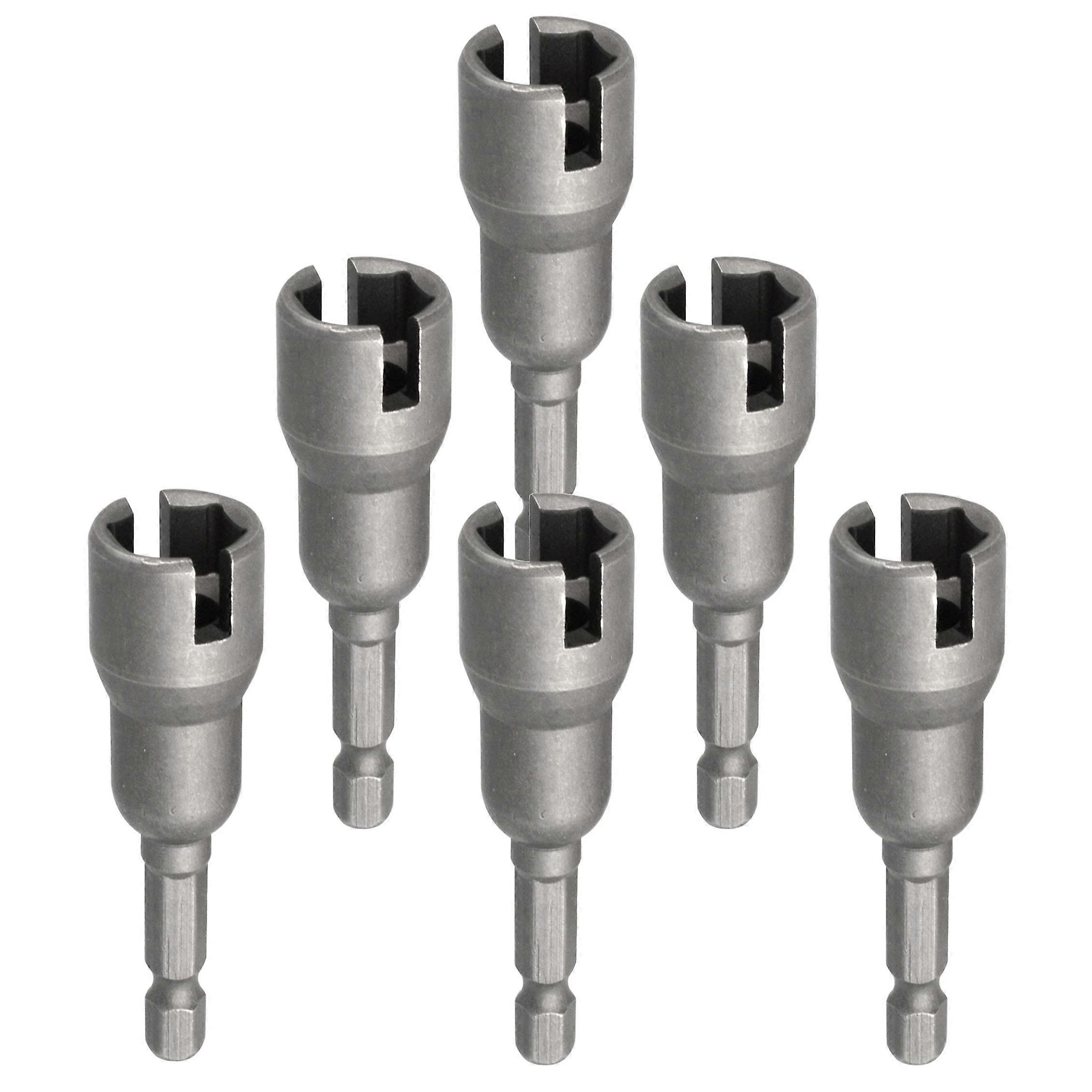 6Pcs Wing Nut Driver Set for Drill Hurricane Shutter Fast Installation Wing Nut Socket Bits
