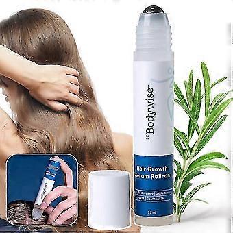Be Bodywise Hair Growth Serum Roll On - Natural Scalp Treatments For Hair Loss Growth, Convenient Roller Ball Applicator for All Hair Types
