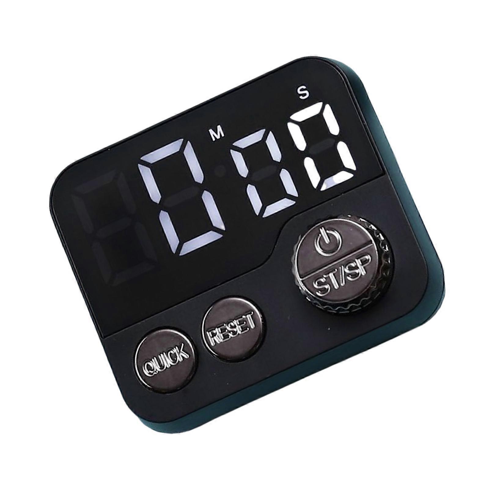 Kitchen Reminder Timer Times Manager Stopwatch Electronic Cooking Countdown Clock Large Screen Kitchen Timer Enduring  Black
