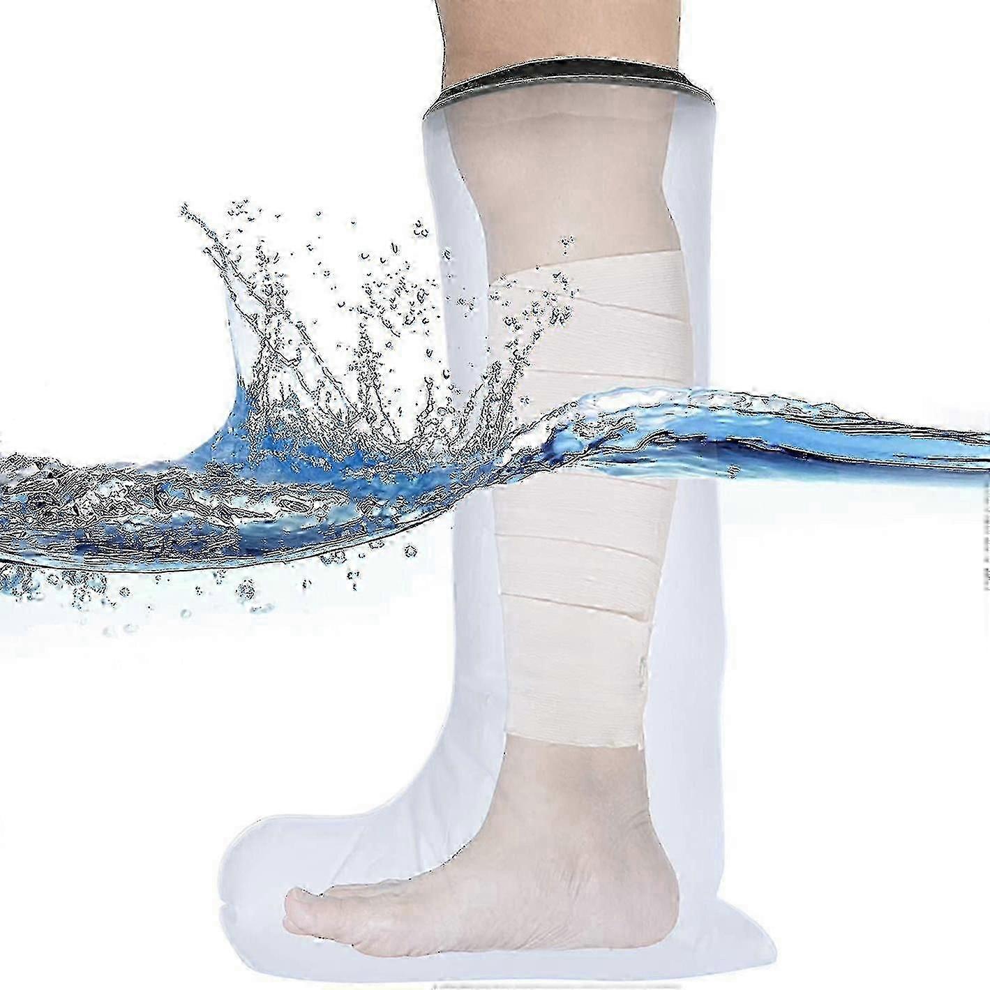 Leg Cast Shower Protector, Waterproof Cover for Adults