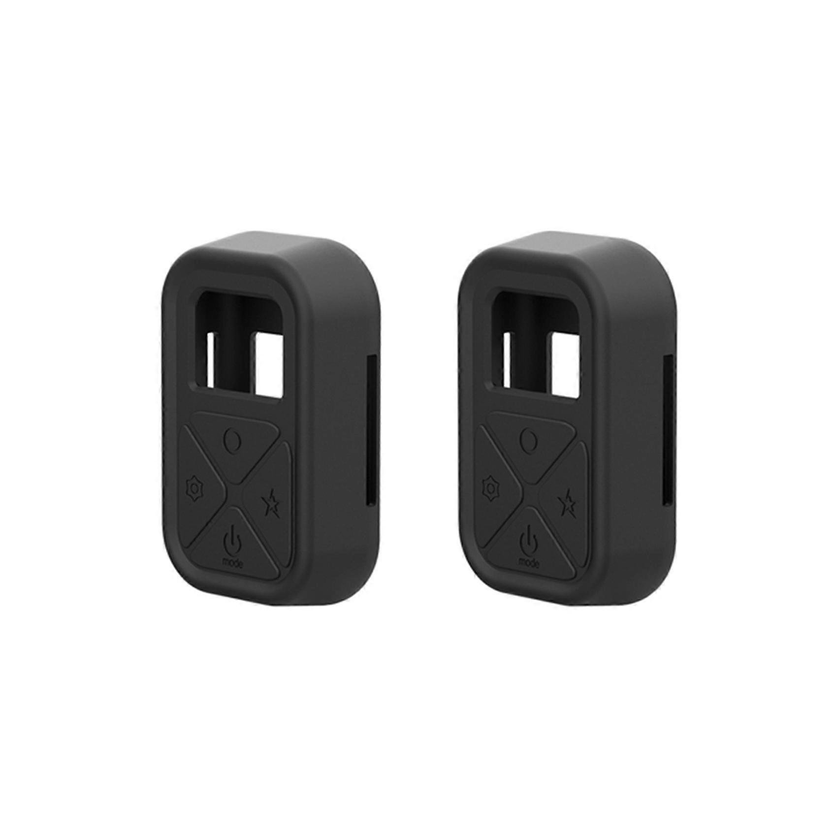 2X Bluetooth Remote Control Silicone Case for GoPro 10 Hero 11 10 9 8 Smart Phone Action Camera Accessories, Black