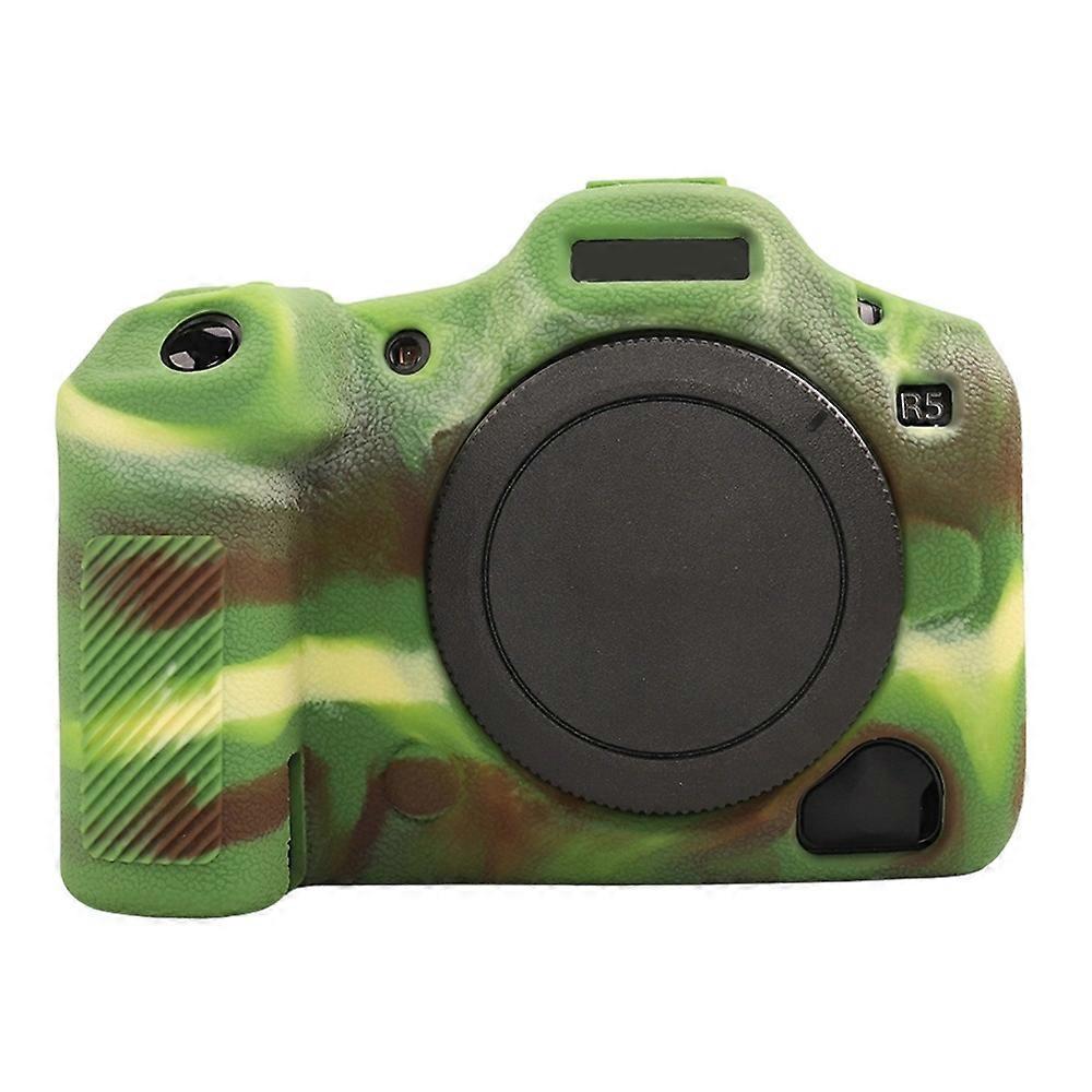 For Canon EOS R5 Mark II Textured Camera Case Anti-Scratch Silicone Protective Cover