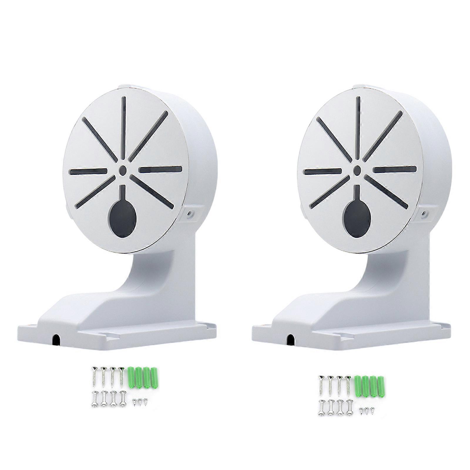 Pack of 2 Easy Install Plastic Wall Mounts Decorative Unique Conch Shape Camera Mount Bracket Home Use Multicolor