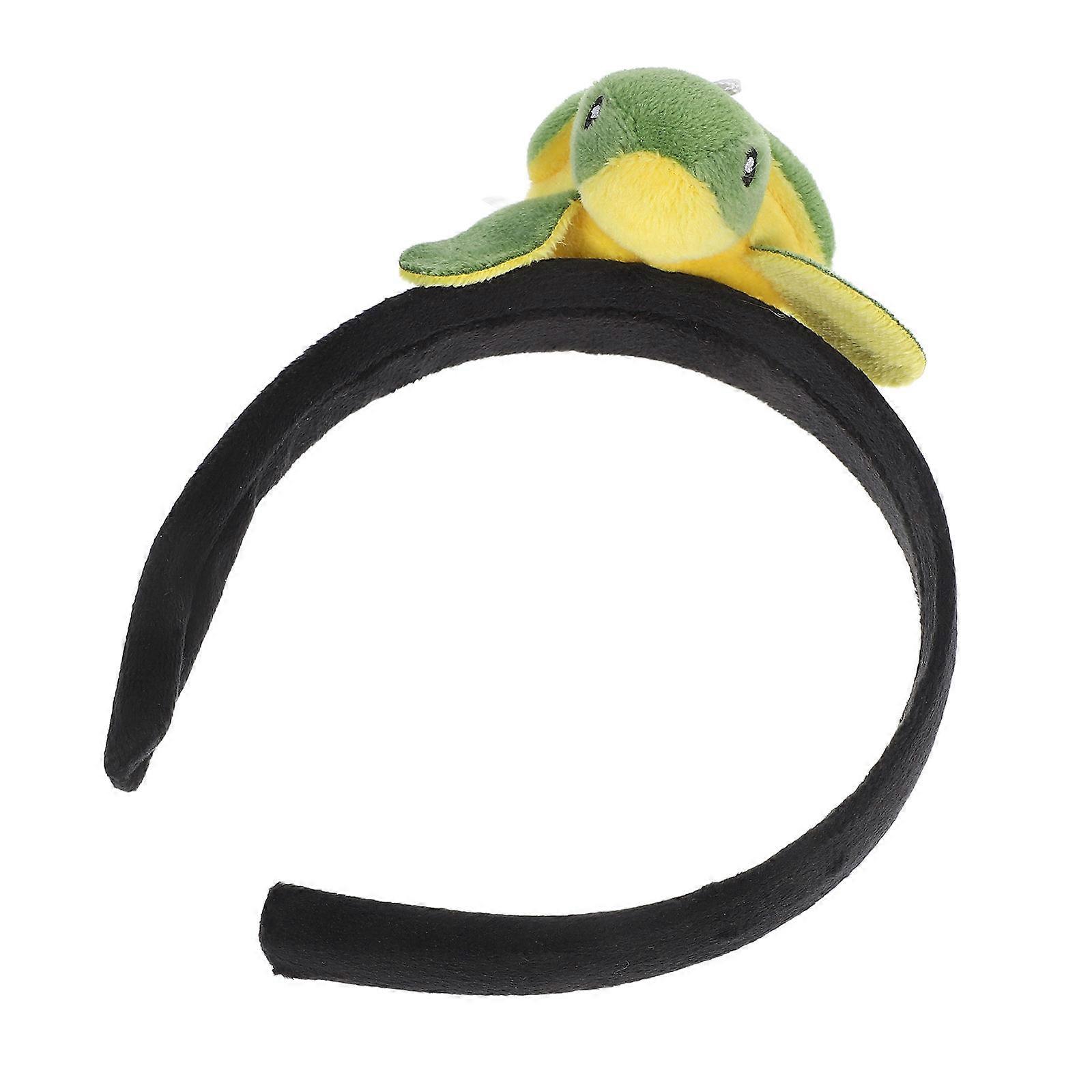 Soft Plush Sea Turtle Headband for Decoration Comfortable Use 1 Piece