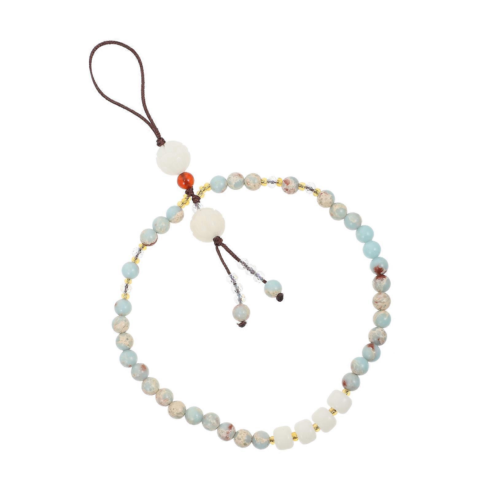 Dekorative Bodhi-Telefonkette mit Perlen