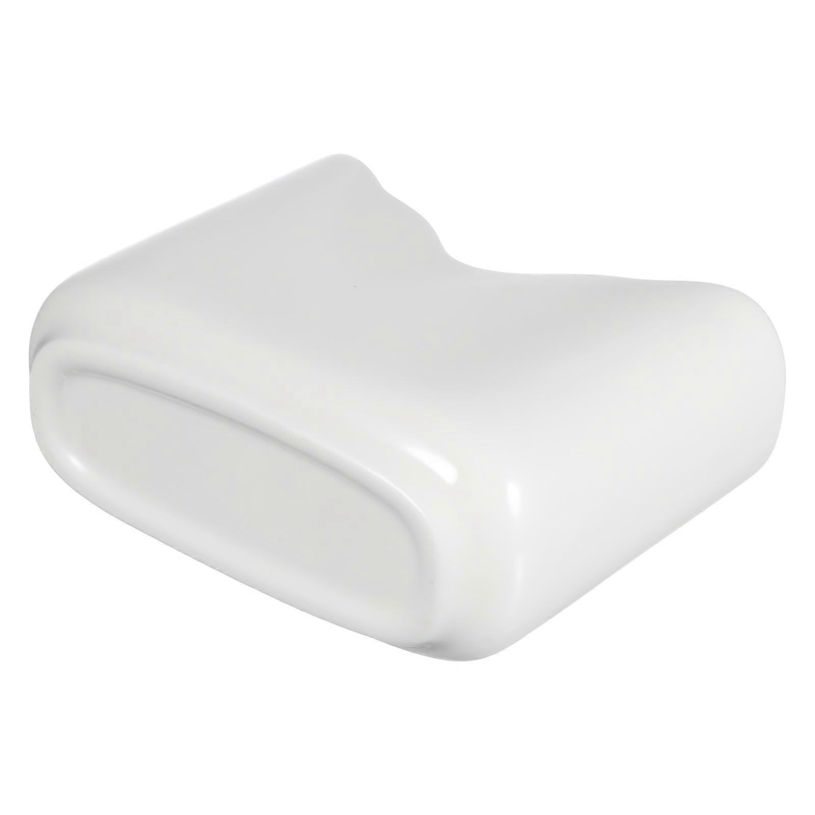 White Ceramic Napkin Holder for Storage Use 2Pcs Paper Tissue Storage Stand
