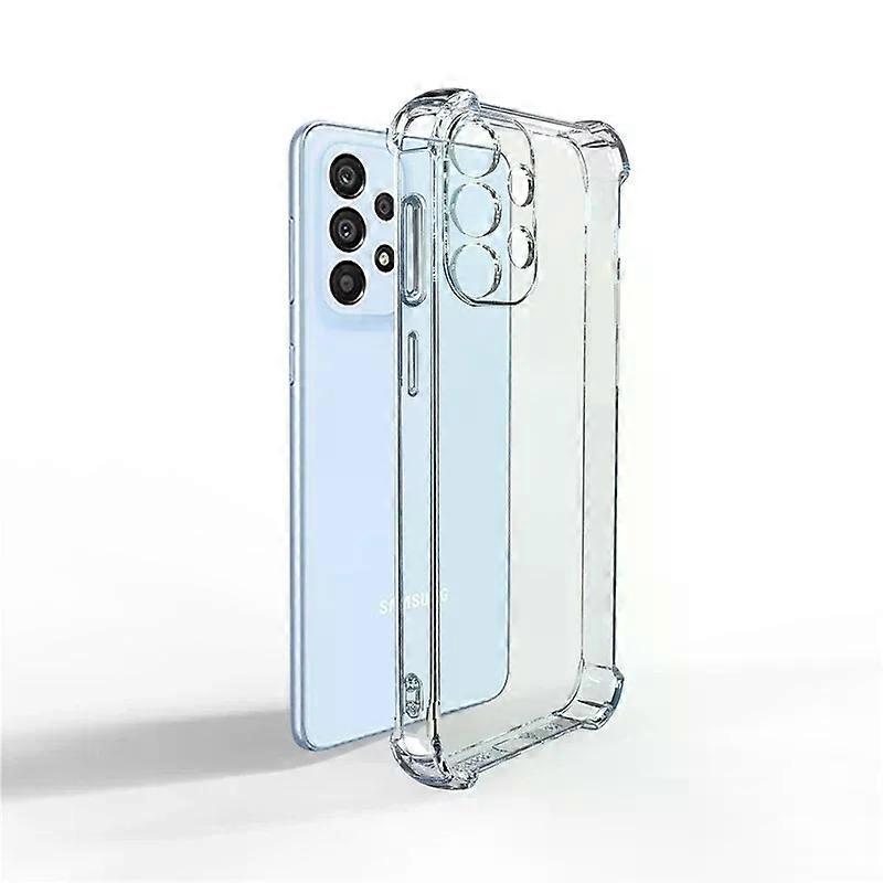 Étui transparent de luxe pour Samsung Galaxy S24 S23 S22 S21 S20 Ultra Plus S20 S21 S23 FE A54 A14 A34 A52 A53 A72 A73 A51 A71 en TPU