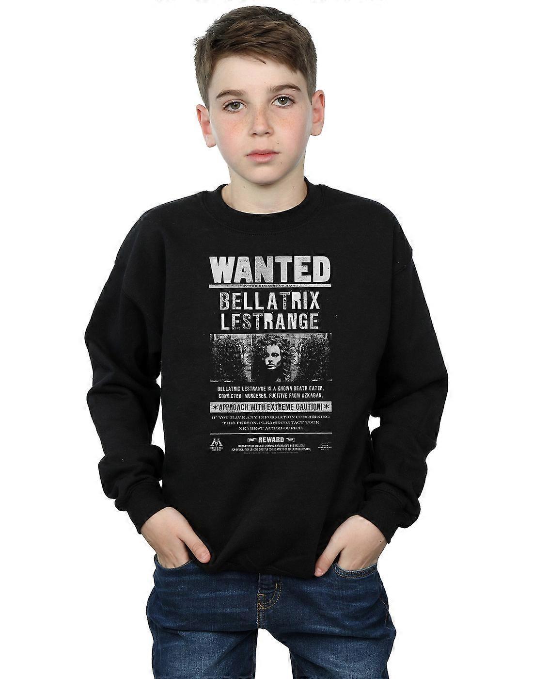 Harry Potter Boys Bellatrix Lestrange Wanted Sweatshirt