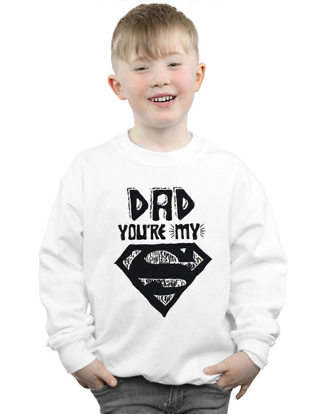 DC Comics meninos Superman Super pai moletom