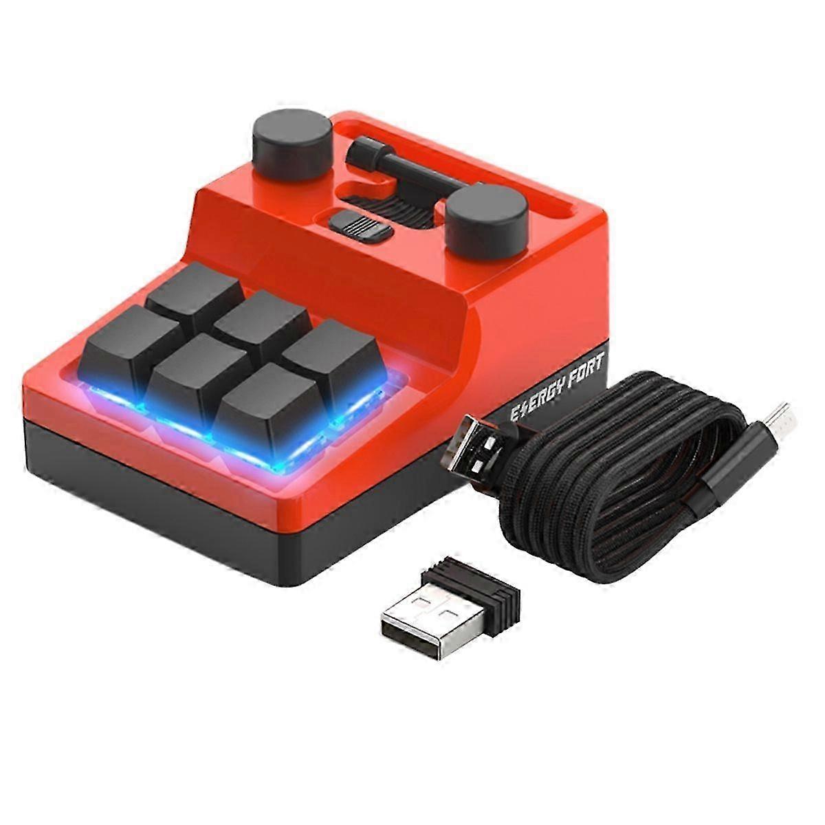 USB Custom Keyboard Wireless Tri-Mode Keyboard Volume Button Knob Programming Macro Gaming Mechanica