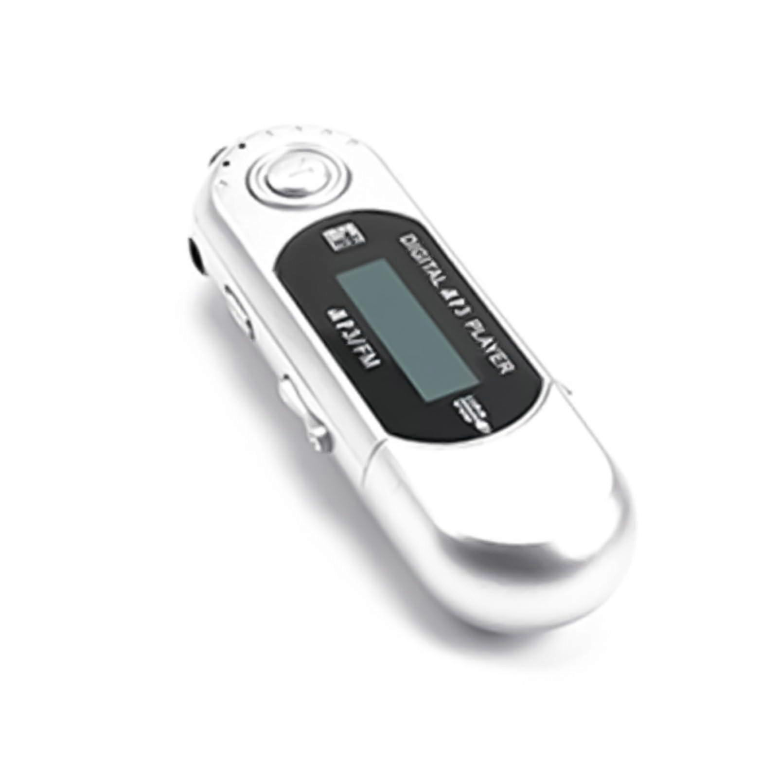 MP3 Player 8GB with RealTime Lyrics Display, USB Fast Charging, Slim Lightweight Design Silver