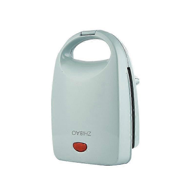 Multifunctional Breakfast Sandwich Maker with Nonstick Plates, Quick TwoLayer Cooking, Blue