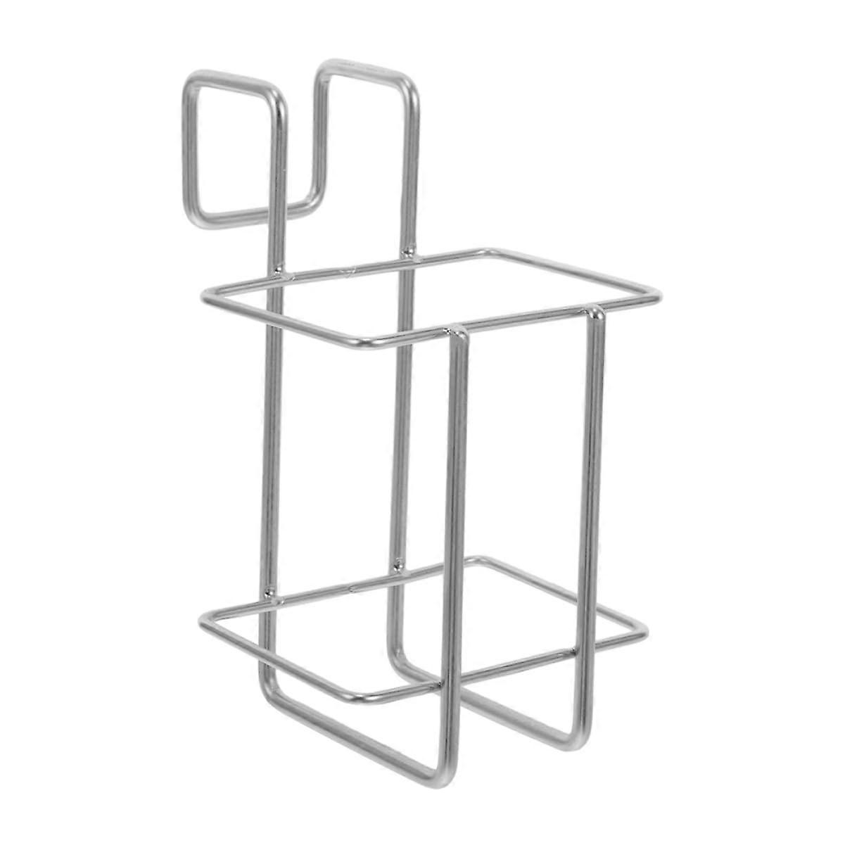 Stainless Steel Wall Mounted Bottle Holder with SpaceSaving Design for Kitchen Storage