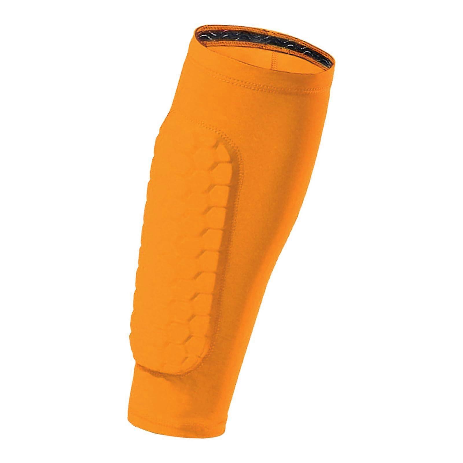 Calf Compression Sleeves for Running with Shin Guards ImpactAbsorbing MultiSport Protection