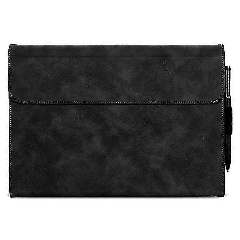 For Microsoft Surface Pro 10/9 Case Stand Leather Protective Sleeve with Pen Holder