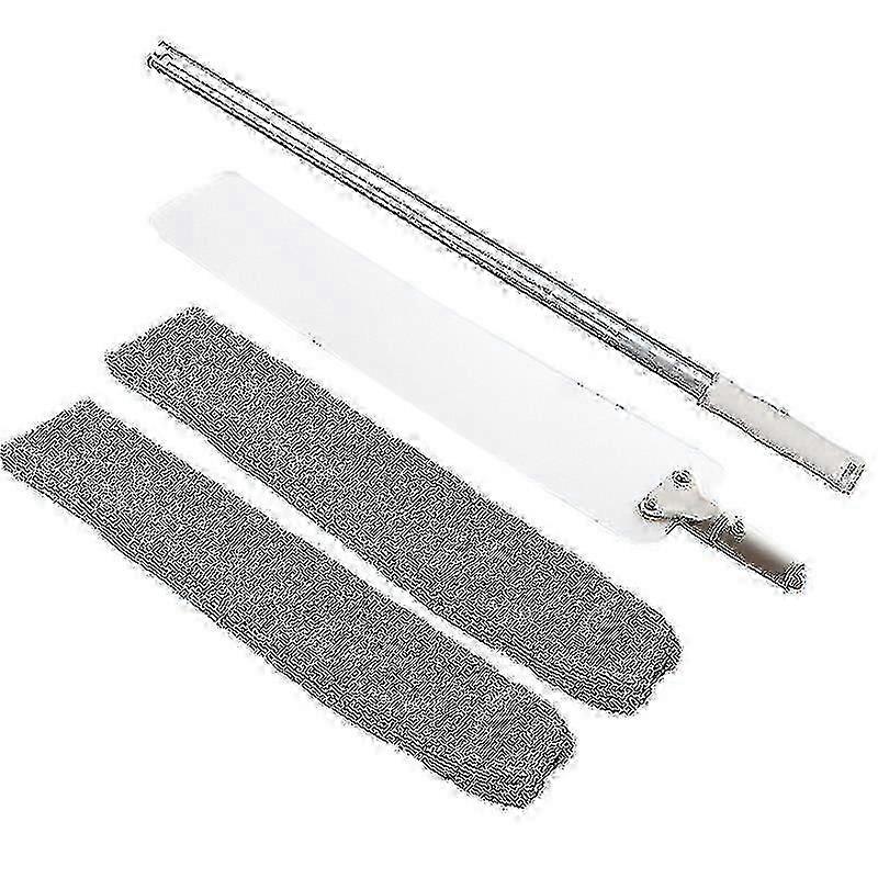 Duster,adjustable Long Dust Brush And 2 Washable Fabric