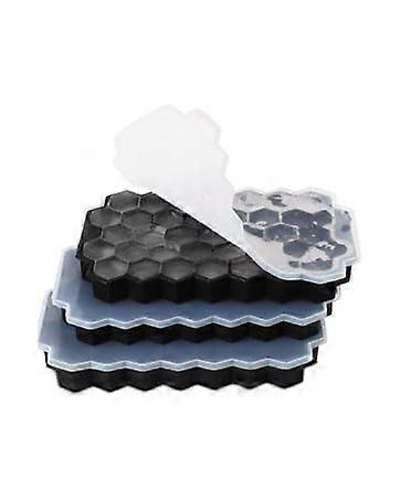 Ice Cube Trays 5 Pack Silicone Stackable with Lids BPA Easy Release for Cocktails Coffee Whiskey