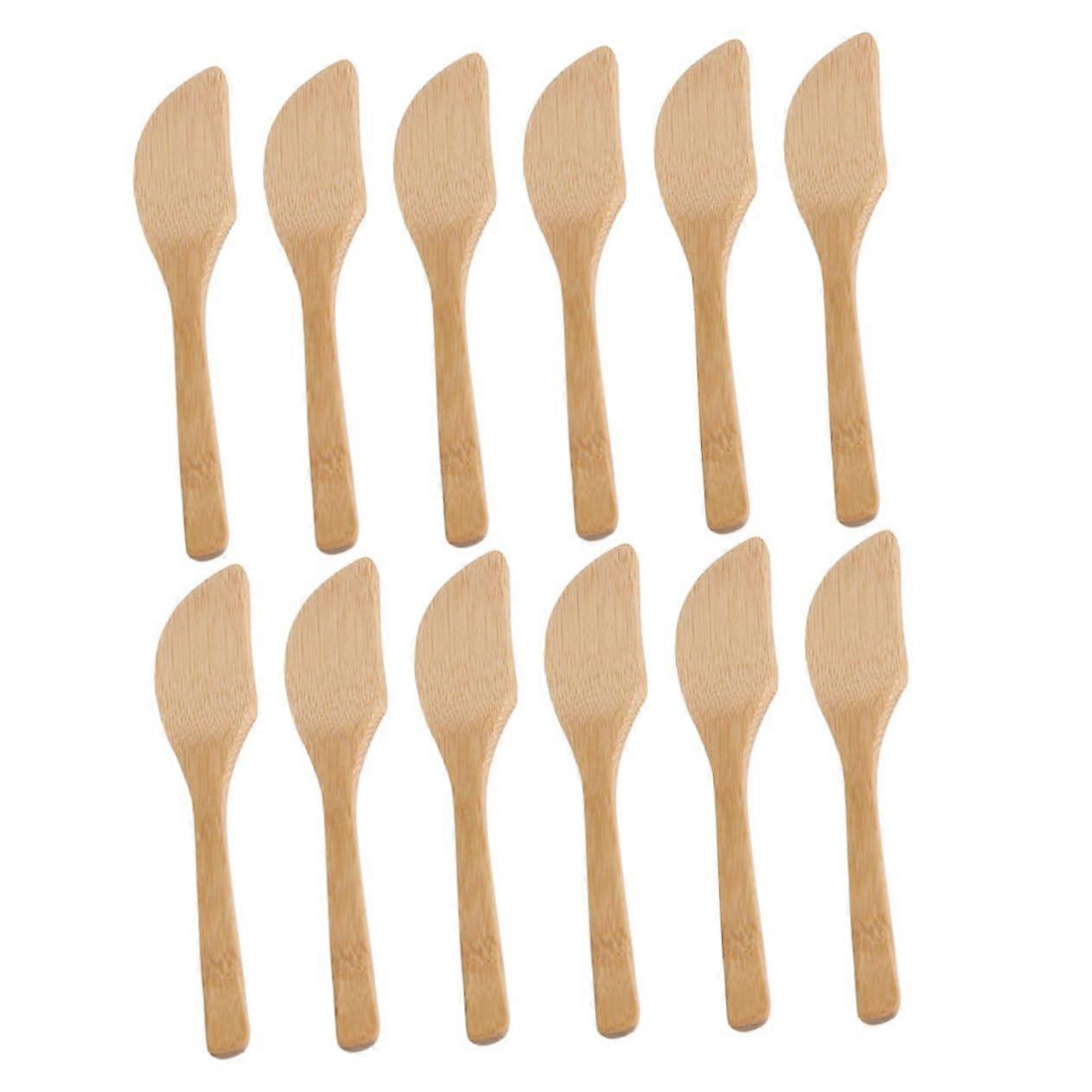 12pcs Dumpling Making Tools Ergonomic Stuffing Spoons Set for Wonton Butter Jam Cheese Spreading