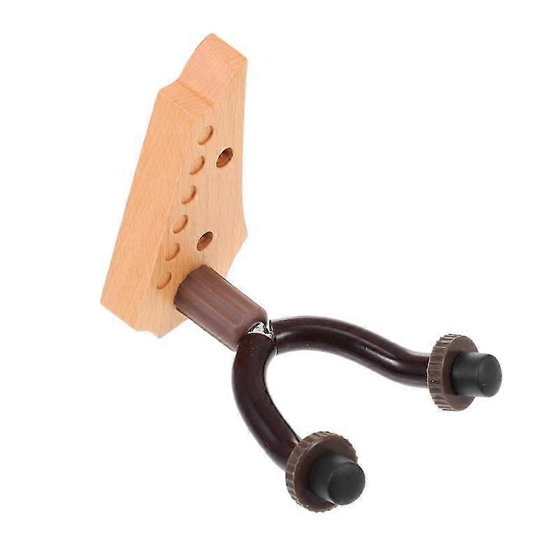 wall mount guitar holder beech wood universal design