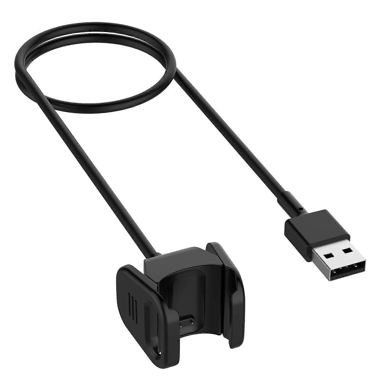 Charger Cable for Fitbit Charge 4 1 Meter USB Fast Charging Dock with Overcharge Protection