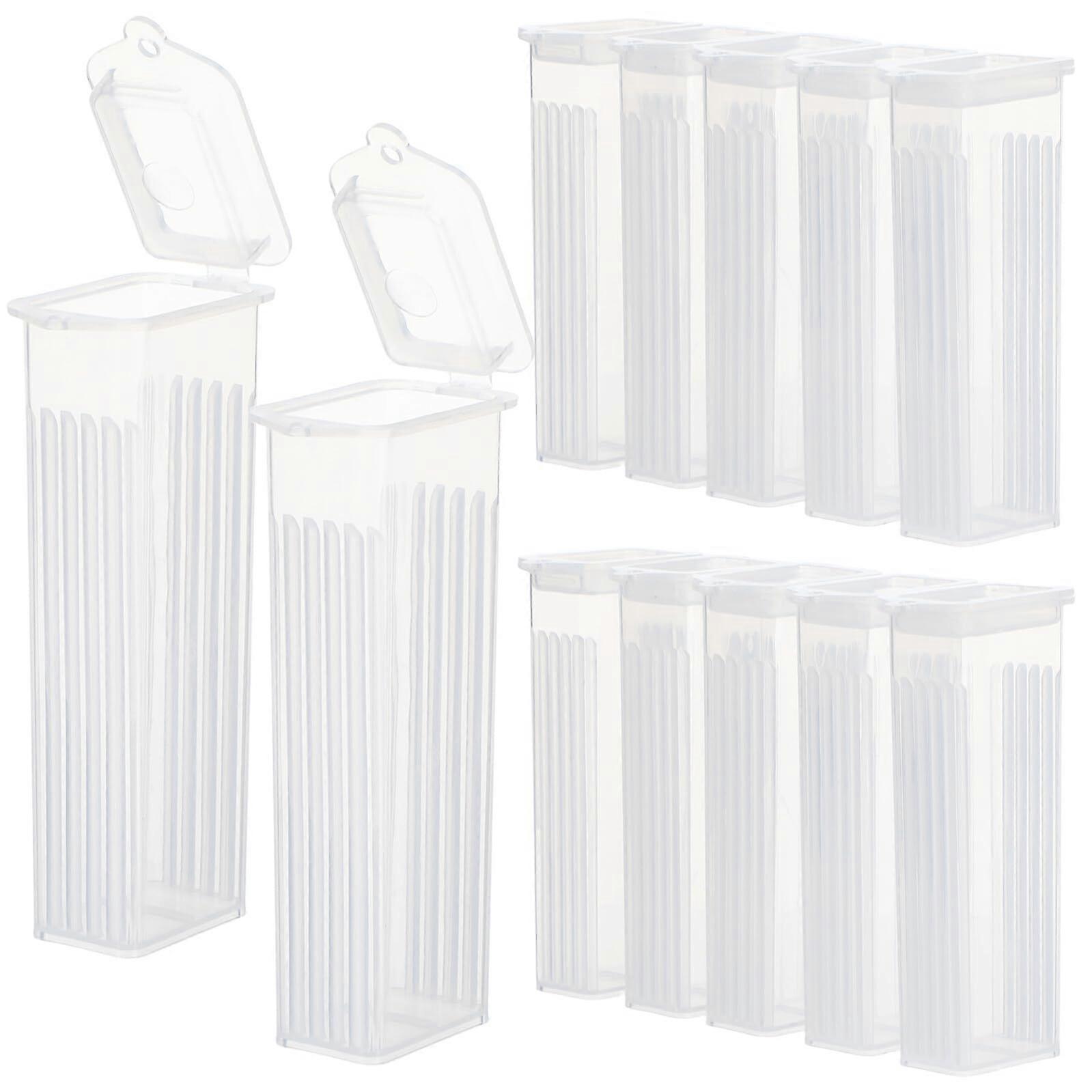 50 Capacity Microscope Slide Storage Box with Secure Snap Lock and Durable PP Construction for Laboratory