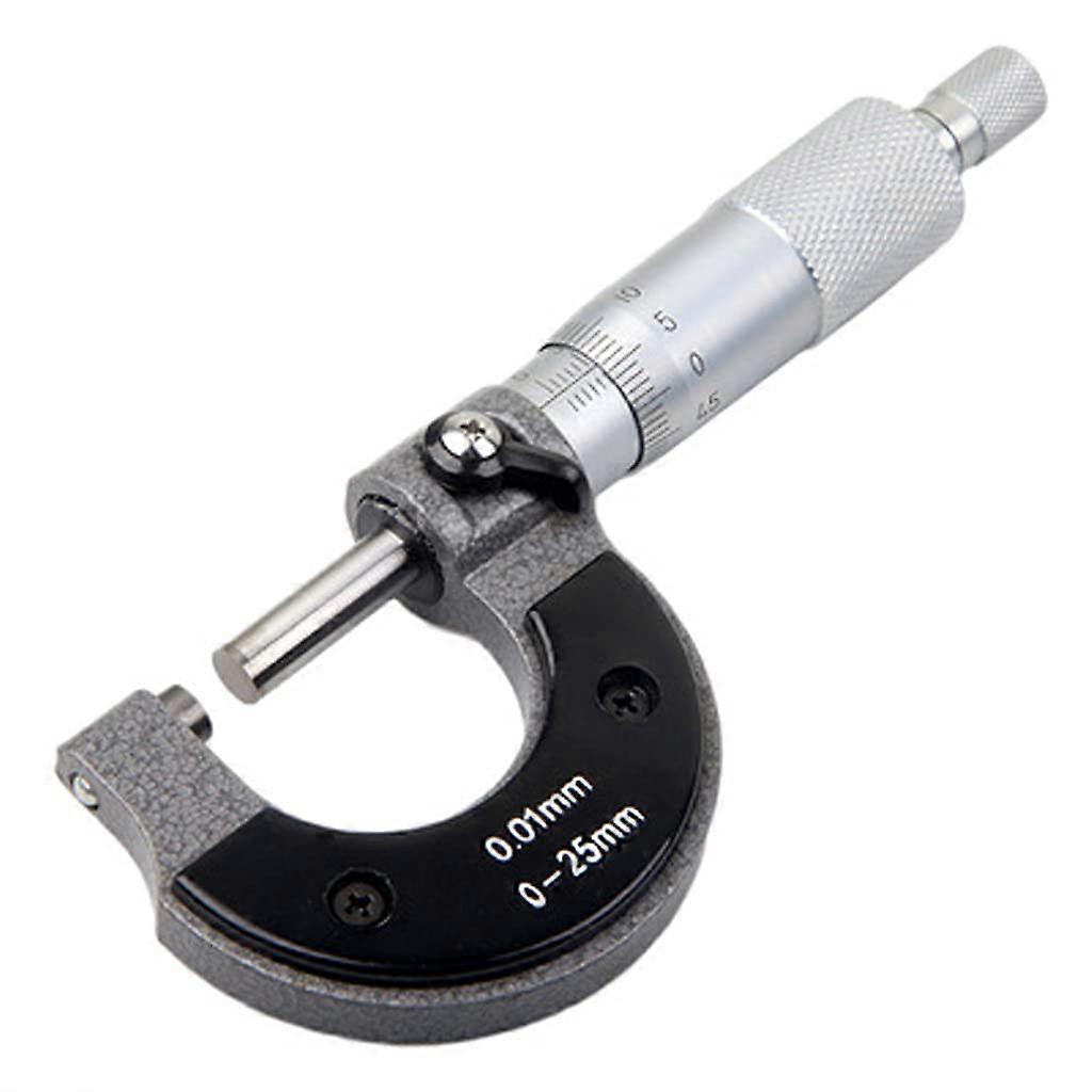 025mm  Precision Outside Micrometer 0.01mm Accuracy Alloy Mechanical with Wrench