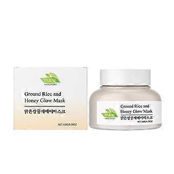 Maschera viso al riso e miele: maschera di fango delicata, idratante, esfoliante