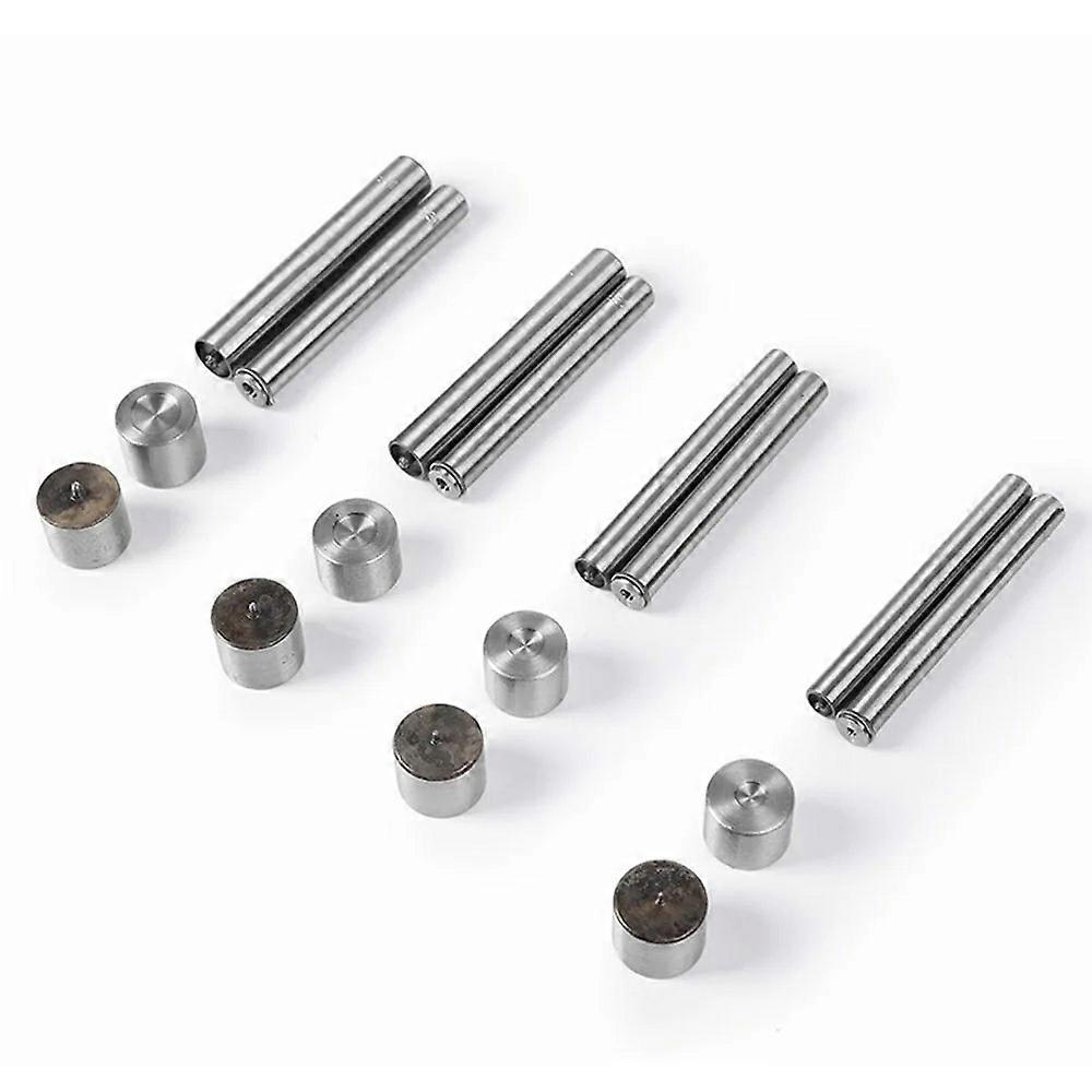 4Pcs Hand Press Snap Button Installation Tool Set for 8mm/10mm/12mm/15mm Snaps
