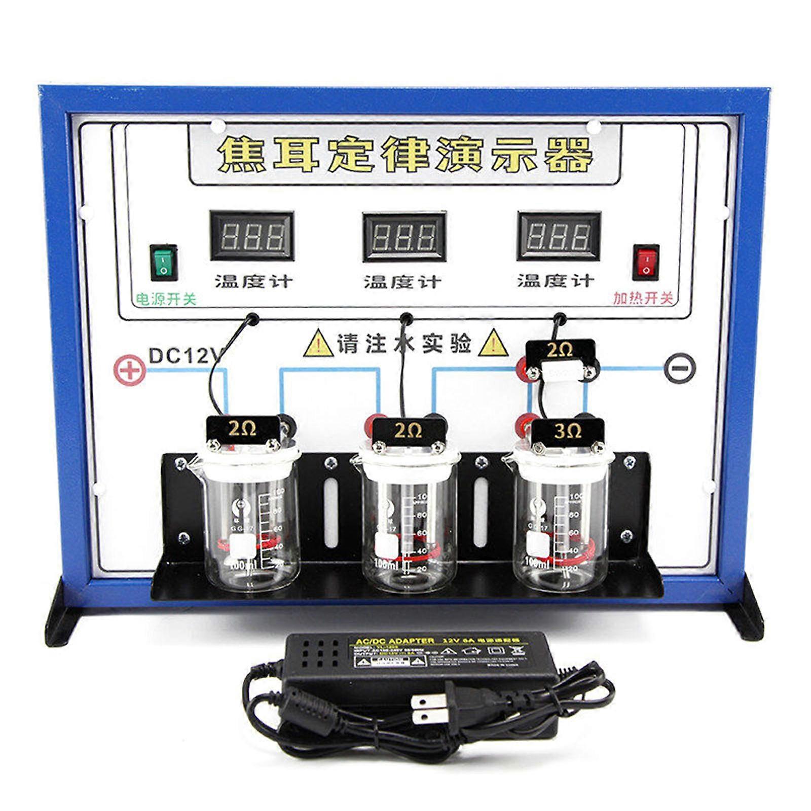 Professional Digital Current Voltage Power Meter Electrical Experiment Demonstration Device For Students Learning Multicolor