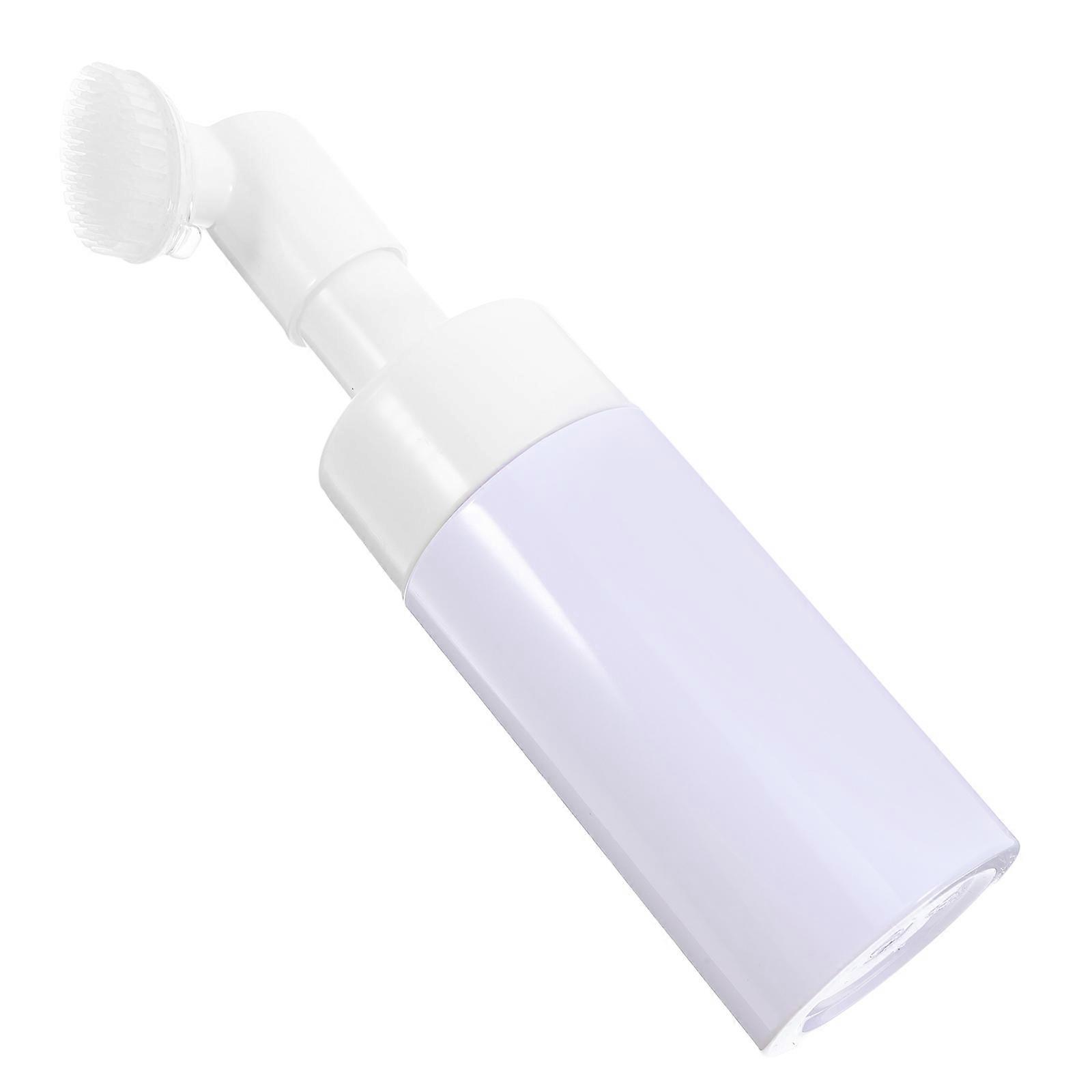 Facial Foam Bottle with Brush for Refillable Cleansing 3Pcs Set