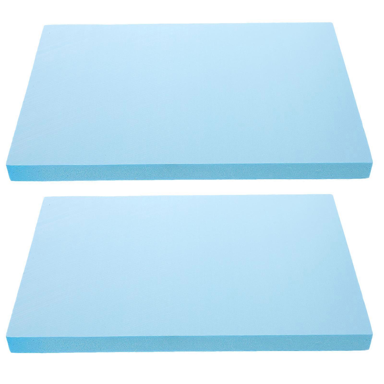 Polyurethane Foam Sheets High Density Foam Pad for Toolbox 2Pcs Sky-Blue
