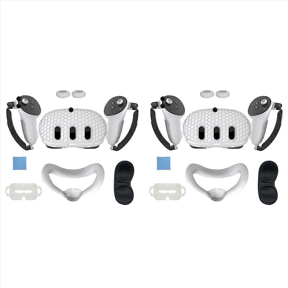Front Shell Headset Cover and Face Cover,VR Accessories-White