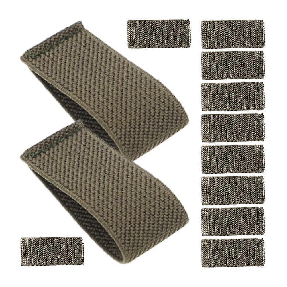 Elastic Belt Keepers Nylon Loop Retainers for Outdoor Use 12Pcs Backpack Straps Holders