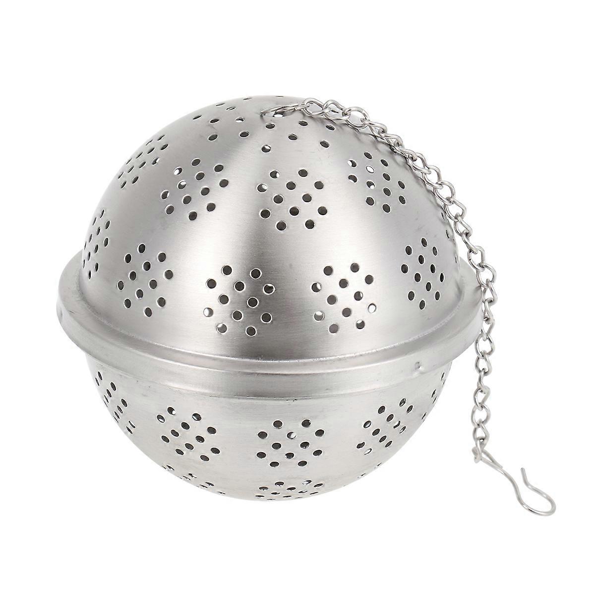 Stainless Steel Spice Filter for Tea Infusing with Silver Finish