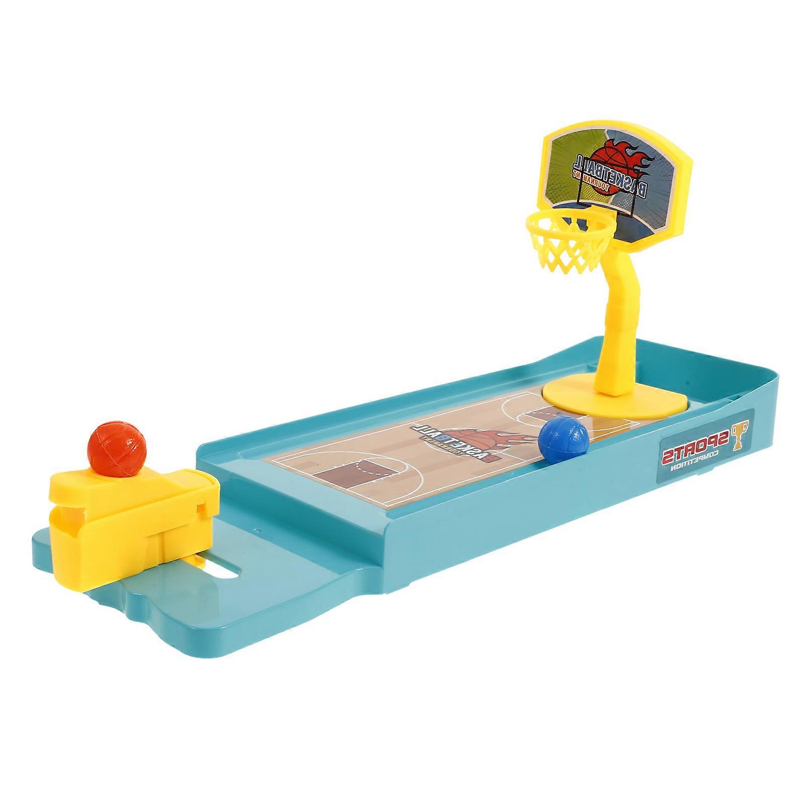 Basketball Tabletop Game Toy for Interactive Play 2Sets ABS