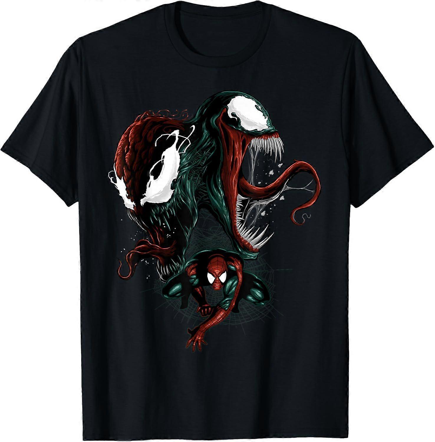 Marvel Spider-Man Venom and Carnage Split Portrait T-Shirt TN 2125