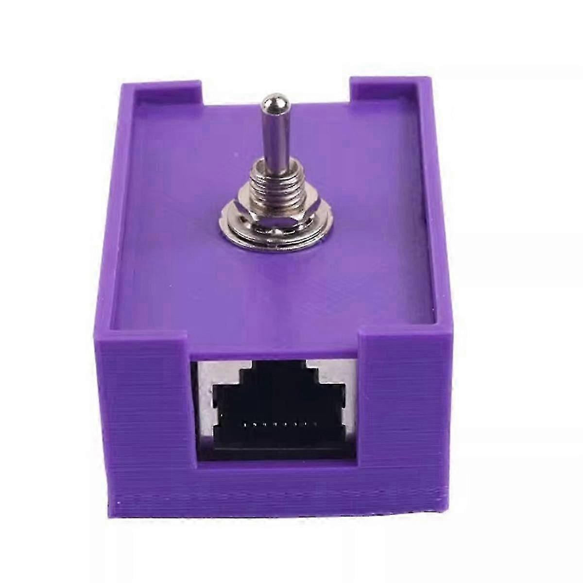 Network RJ45 LAN CAT5/CAT6 Twisted Pair Control Switch Toggle Switch Network Cable Switch