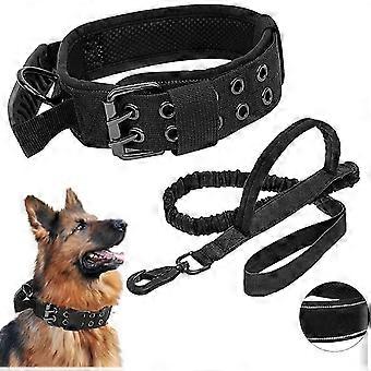 K9 Collar Tactical Dog Collar with Handle, Reflective Adjustable