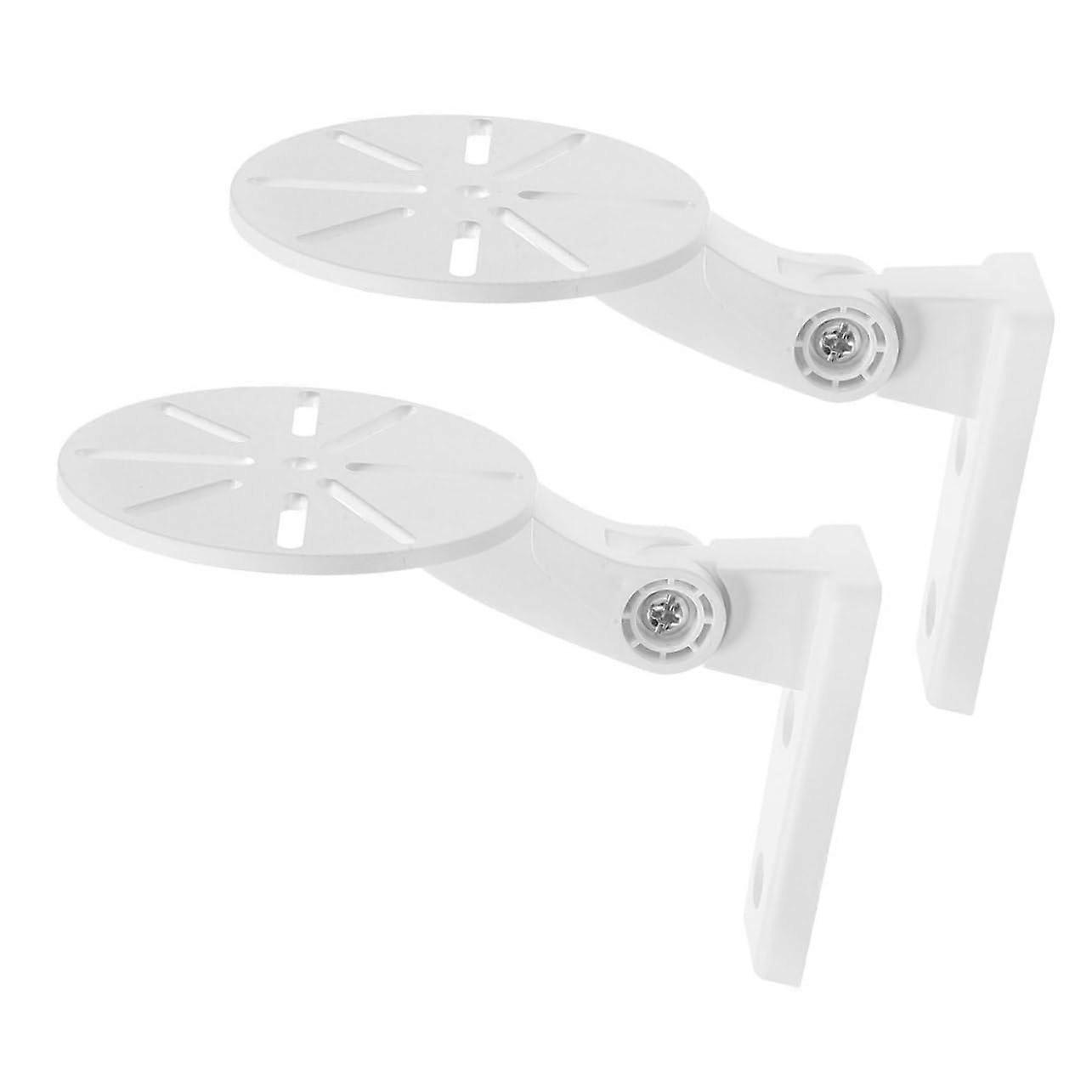 2pcs No Drill Security Camera Wall Mount Adjustable Bracket for Indoor Outdoor Stable Support