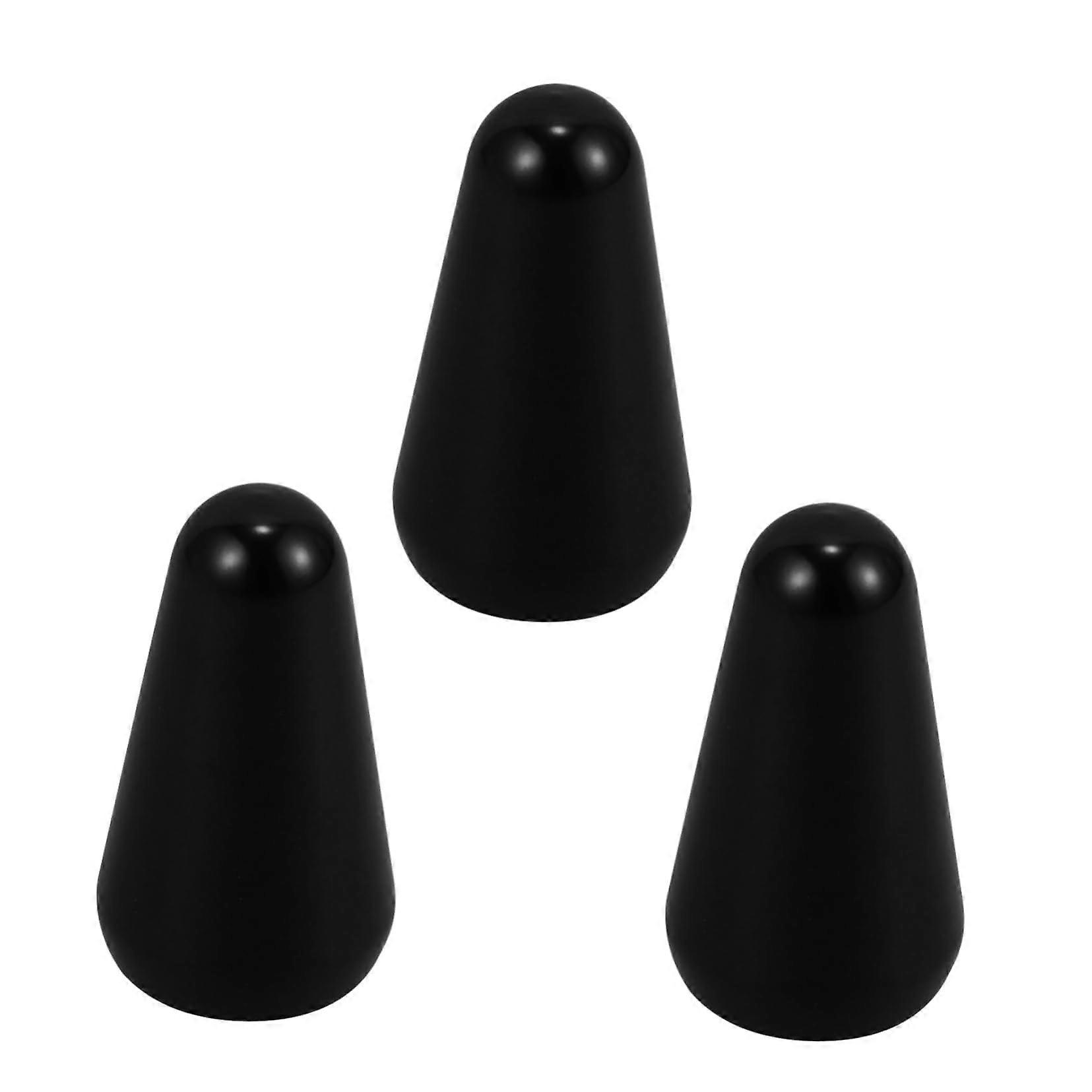 Guitar Toggle Switch Tip 3pcs Solid Brass Caps for Electric Guitar Replacement