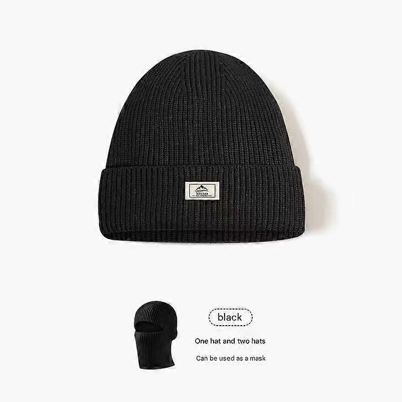 Winter Balaclava Hat for Cycling, Windproof Warm Elastic Knit