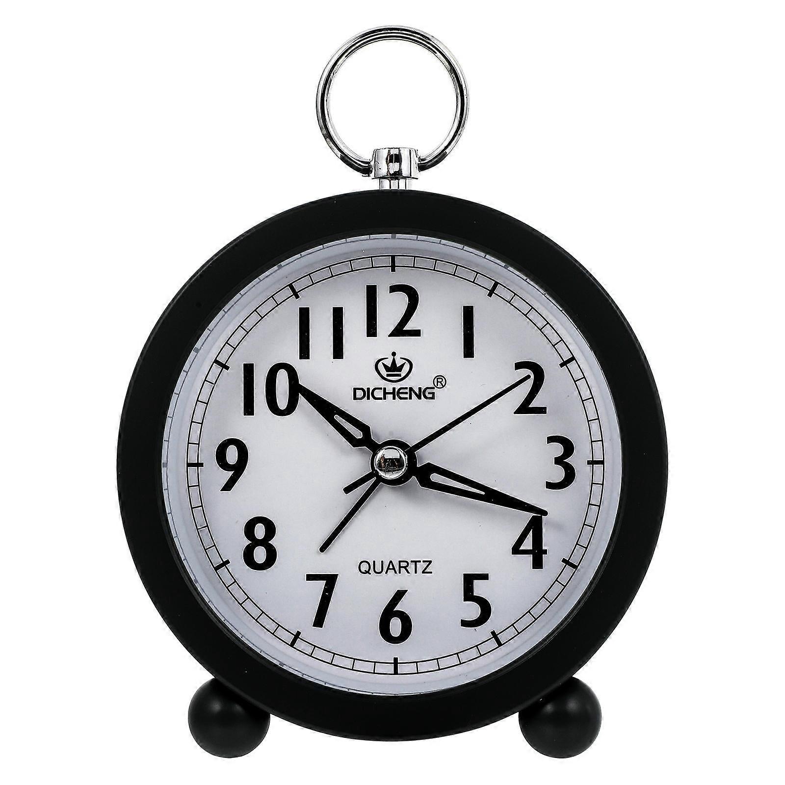 Wake up Alarm Clock Battery Powered Round Practical Student