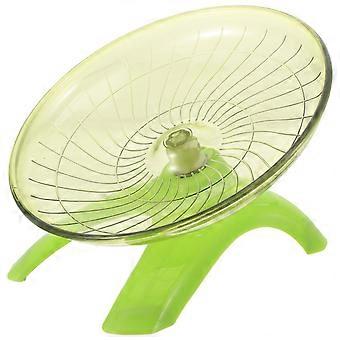 Hamsterwiel voor hamsters, 5 stuks plastic wielen in lichtgroen.