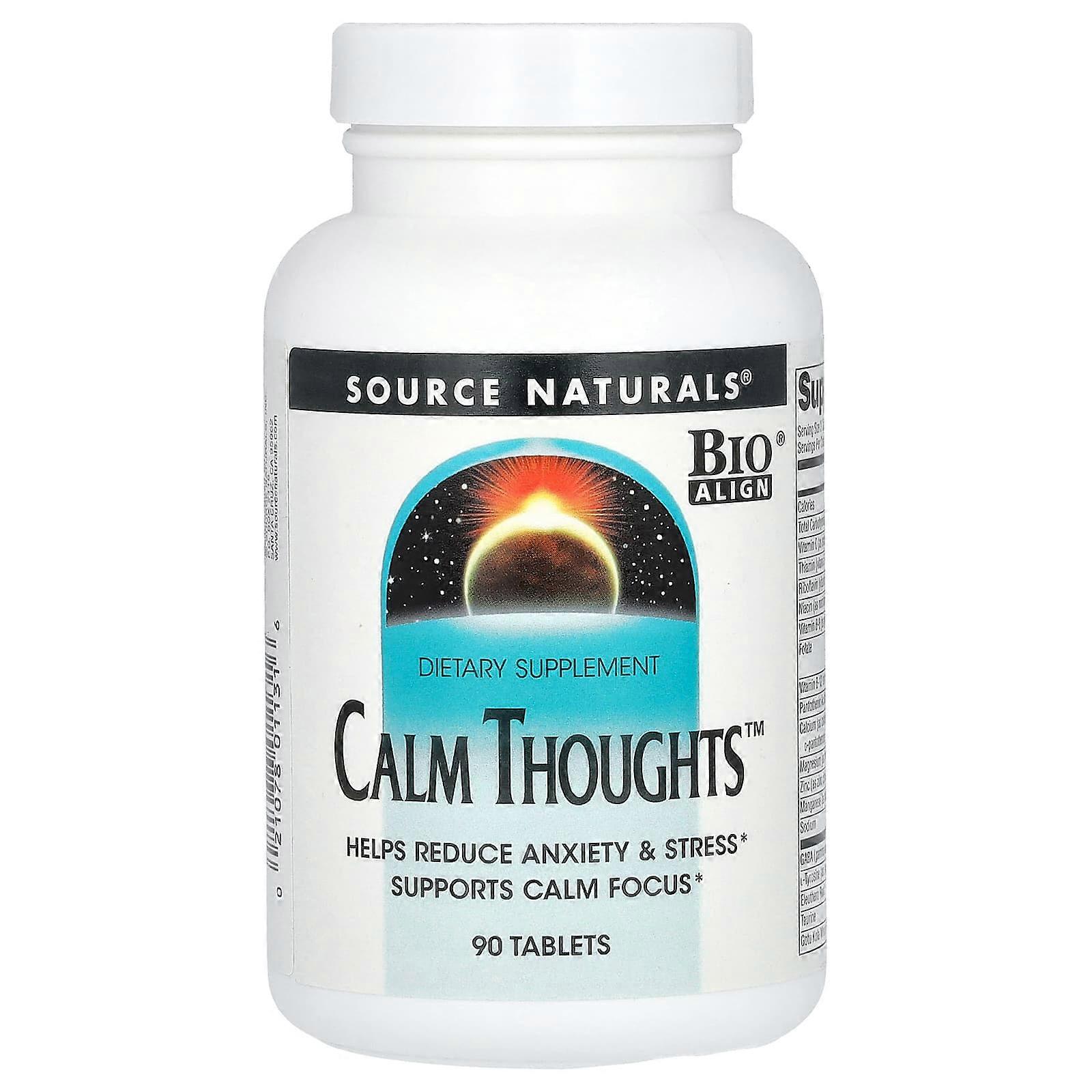 Source Naturals, Calm Thoughts, 90 tabletek