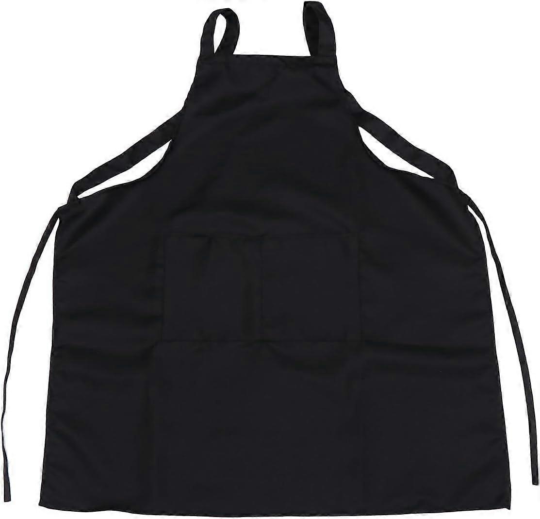 Black Waterproof Double Shoulder Strap Kitchen Cooking