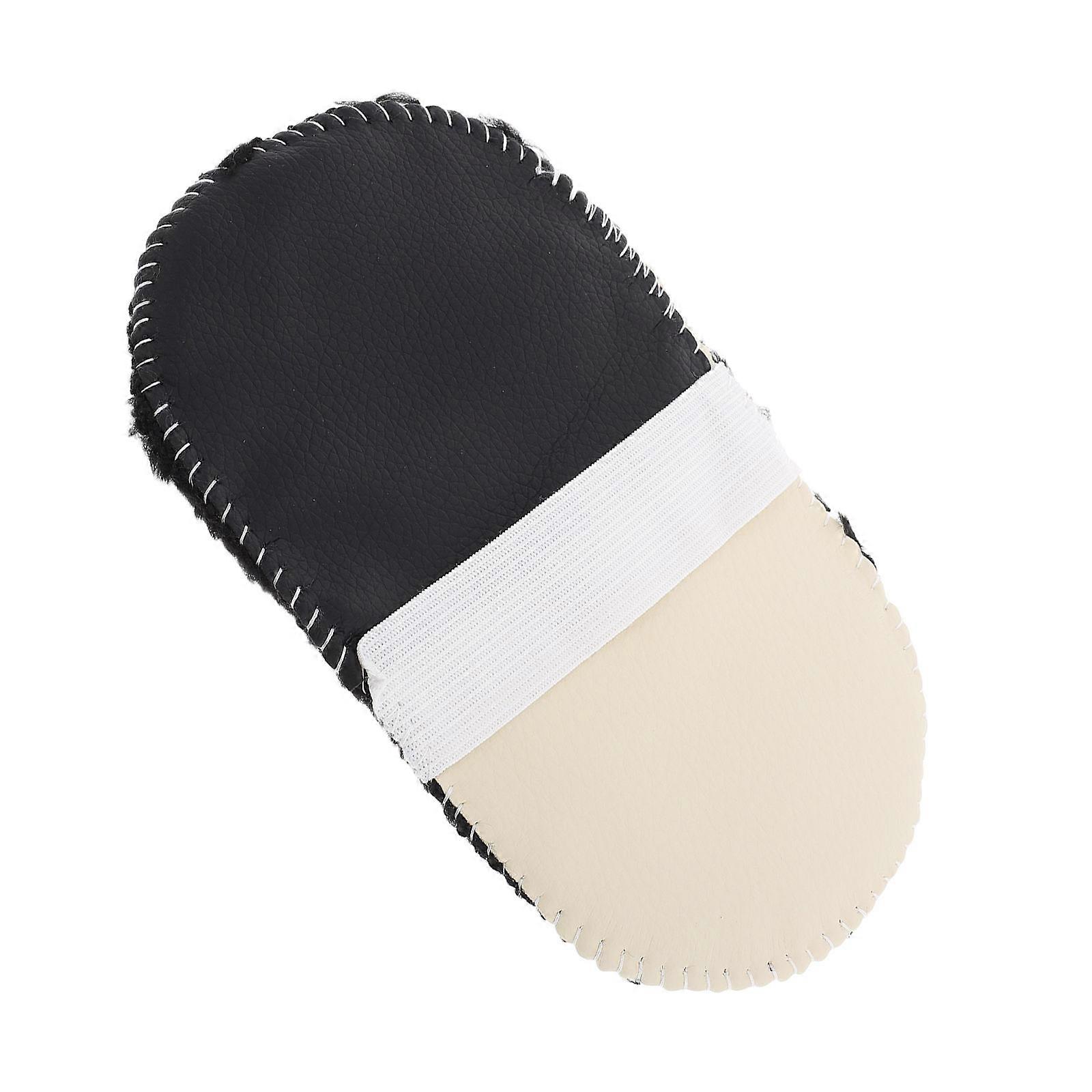 Multi-Use Black Shoe Polishing Glove for Boots with Cleaning Function